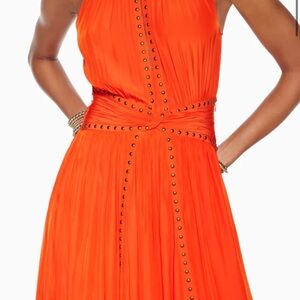 Ramy Brook Orange midi dress